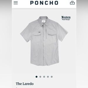 Gray Western Pearl Snap Shirt